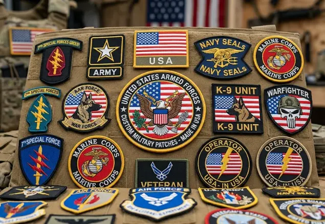 Custom Military Patches: Types, Materials & Ordering